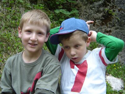 mit Yannick in Südtirol Mai 2009
