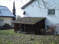 2010: Holzschopf an der Ostwand
