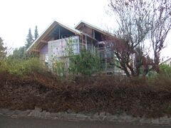 2012 während Neubau: von Südwesten (Rebweg)